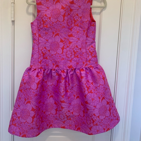 ❣️BNWT❣️GIRLS CREWCUTS/JCREW GIRLS PINK RED DROP WAIST FLORAL FANCY DRESS💕G12 - Picture 11 of 11